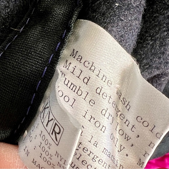 Vintage SKYR Performance Ski Hat Purple Pink Winter Nylon Baseball Puffy Cap - Picture 10 of 16